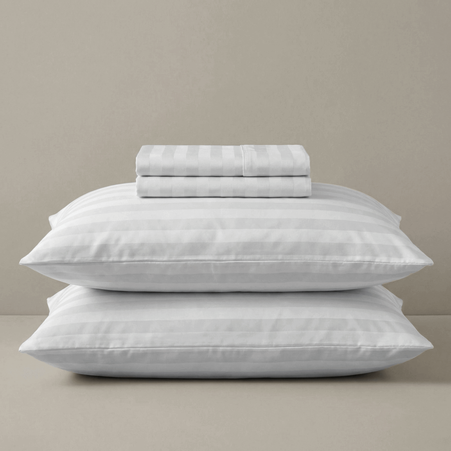 Pamučno satenska PREMIUM posteljina Svilanit Isabella White