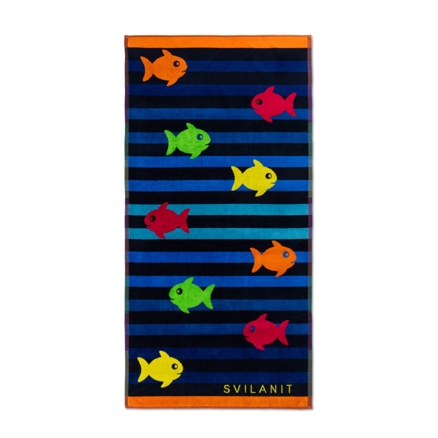 Peškir za plažu Fish School, 75x150