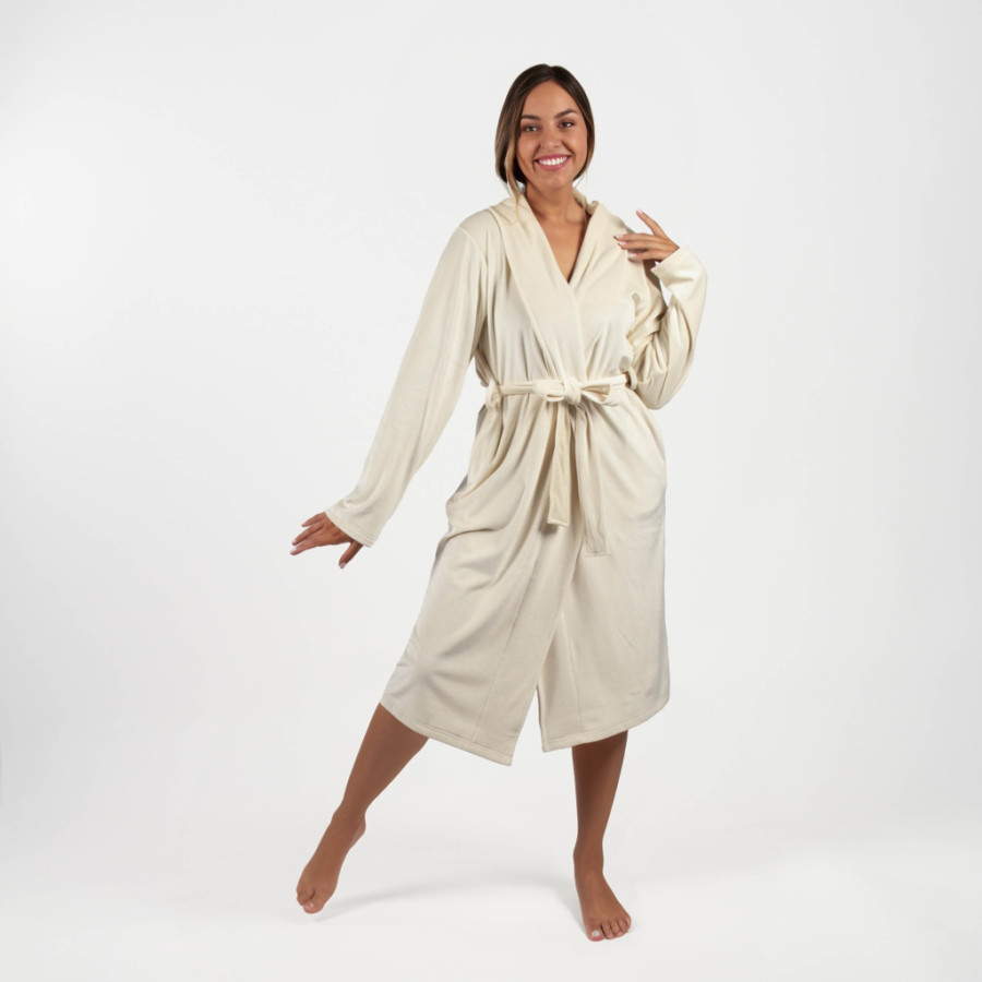 Bademantil ogrtač Cozy Svilanit, Cream